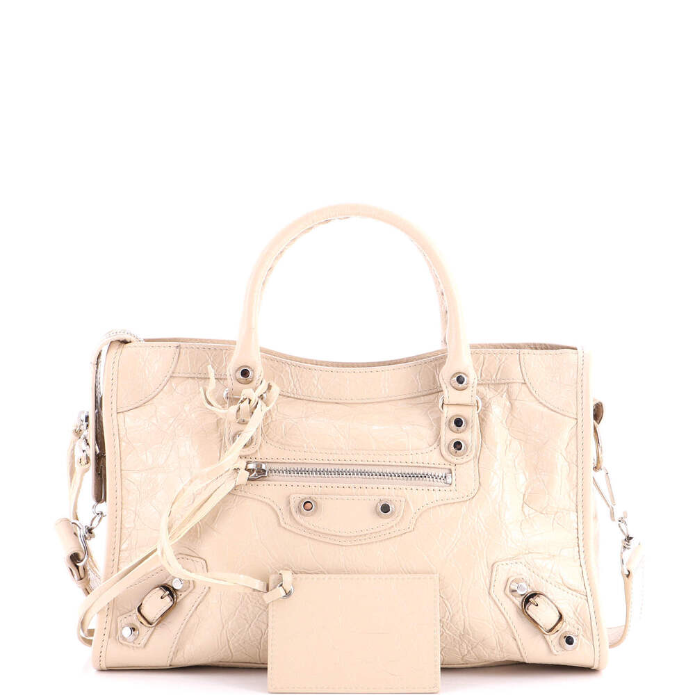 Balenciaga Small City Classic Studs Bag Leather - Picture 2 of 6